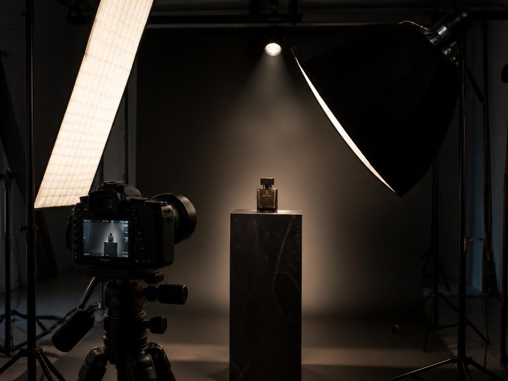 Professional brand photography setup